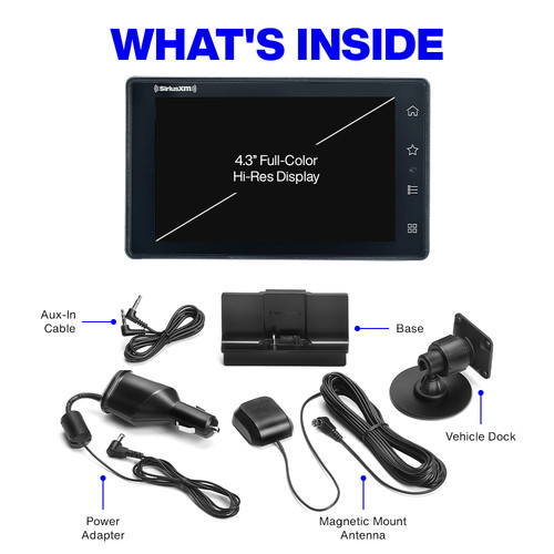 SiriusXM Tour Satellite Radio with 360L and Vehicle Kit - Thumbnail 2